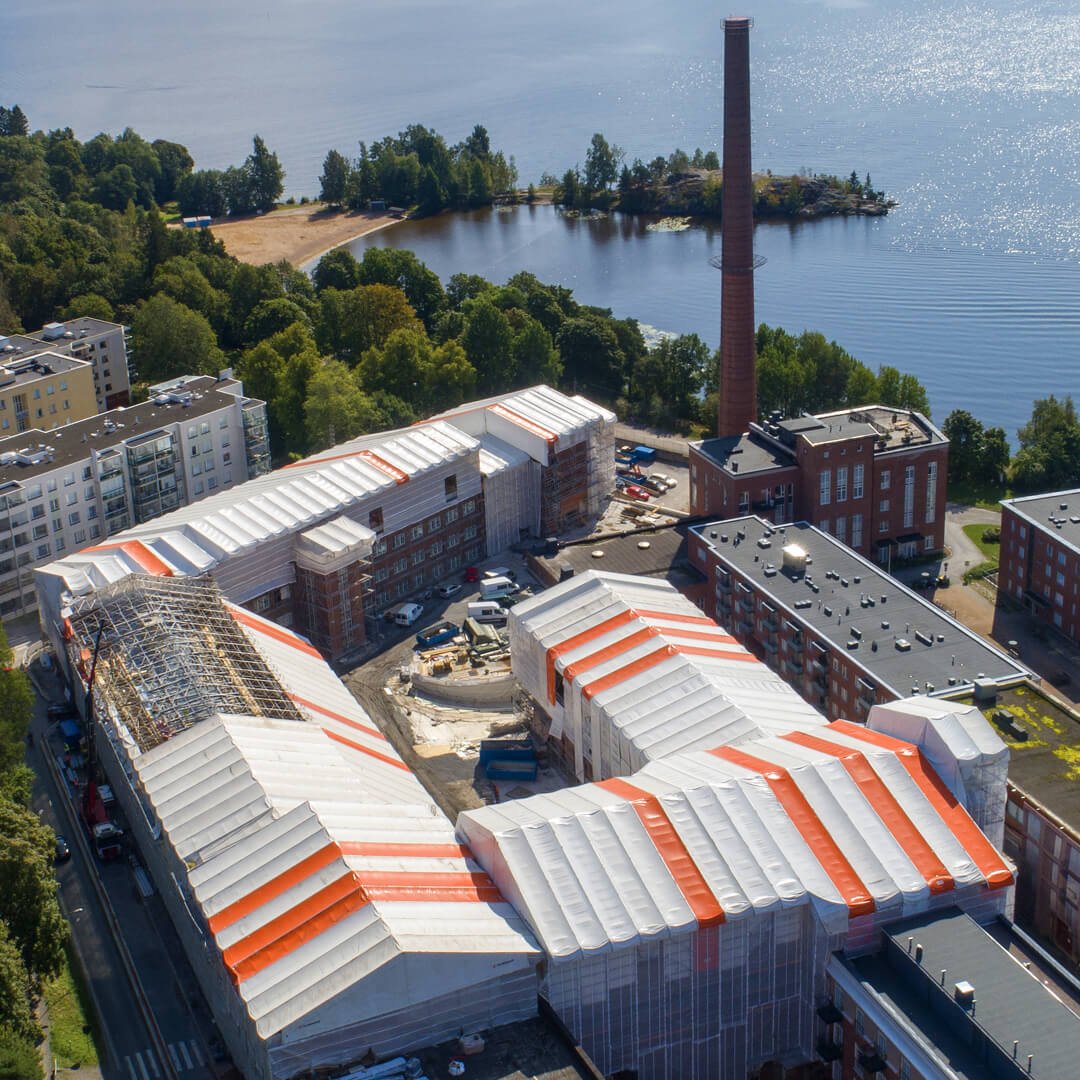 Protect-kaitseseinte ja ilmastikukaitsekatustega tööstushooned