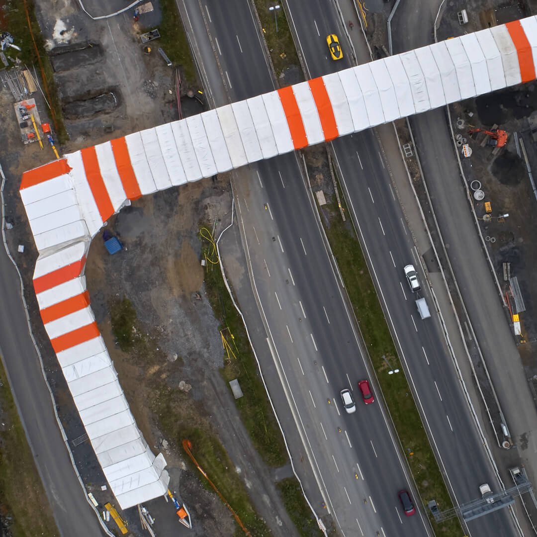 Keder Roofi ilmastikukaitsetunnel üle maantee